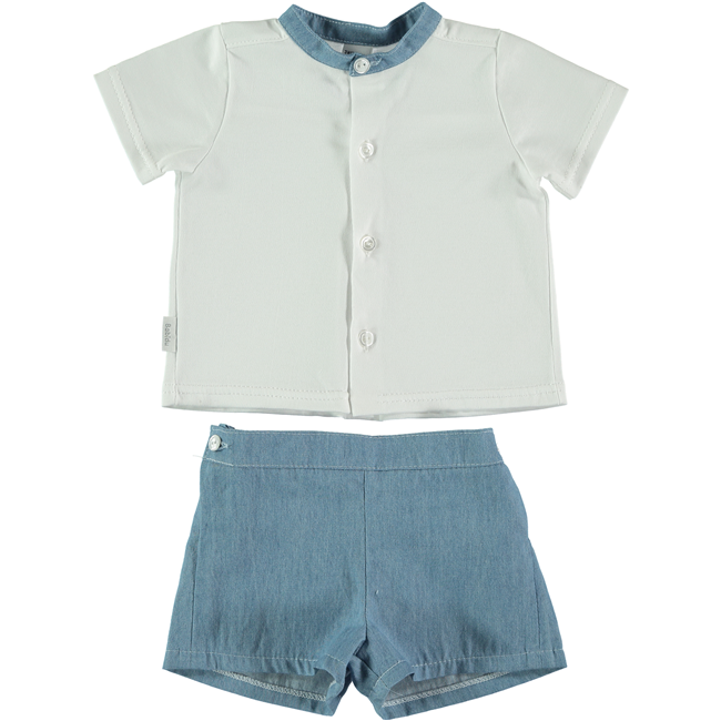 Top and shorts