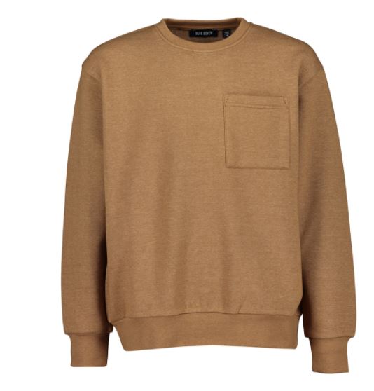 Plain sweatshirt (coffee/grey)