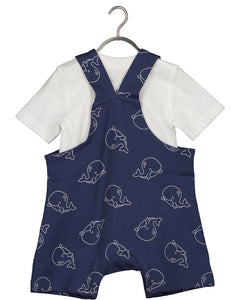 Whale Dungaree and top