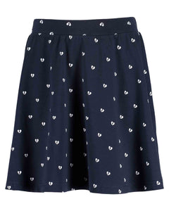 Hearts skirt (navy or red)