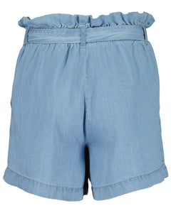 Jeans shorts with belt