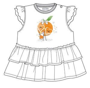 Juicy cotton dress (white or yellow)