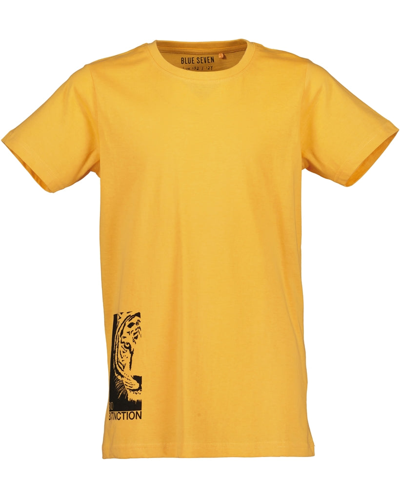 Orange t-shirt with lion print