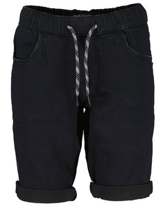 Black jeans shorts