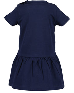 Navy Blue Butterfly dress with bow