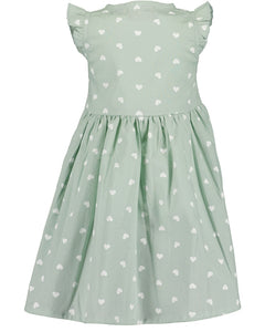 Mint dress with hearts