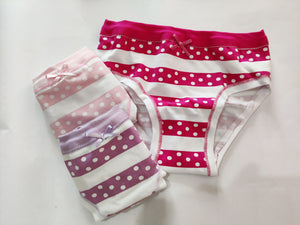 Spotted panties girls (pkt of 3)