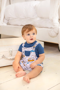 Roarsome dino dungaree