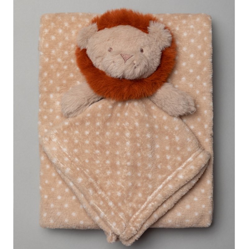 Snuggle lion blanket