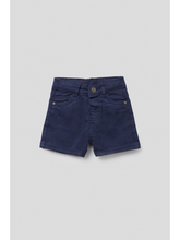 Load image into Gallery viewer, Navy blue jeans shorts
