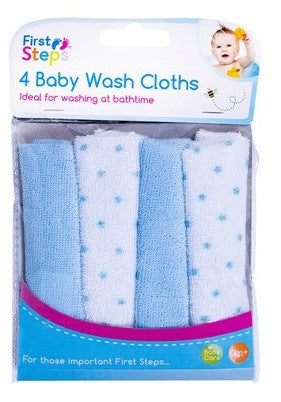 Baby wash cloths.