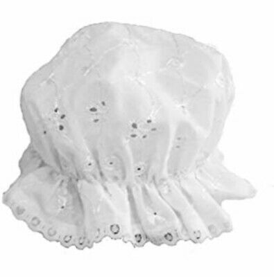 Cream embroidery hat