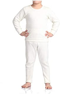 White thermal trousers