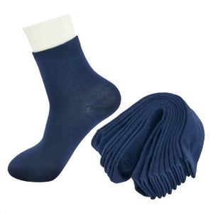 Easywear ankle socks - pkt of 3 (white/navy blue)