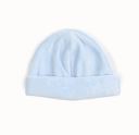Velvet baby hat (white, grey, pink, blue)